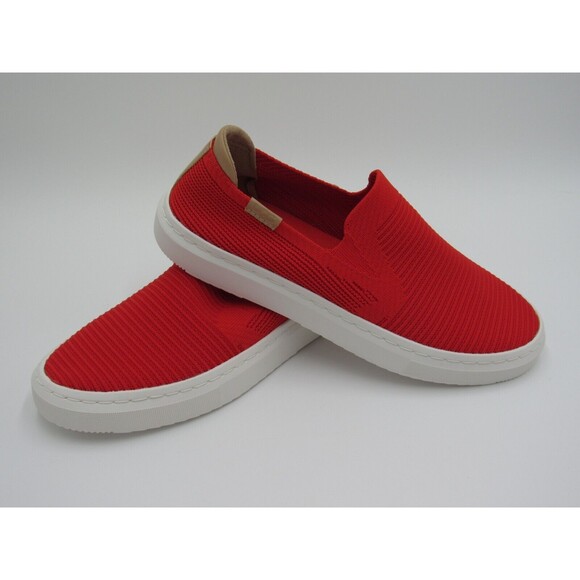 UGG Womens Red Casual Shoes Size 9 Alameda Sammy Slip-On Stretch Comfort VGUC - Picture 4 of 16